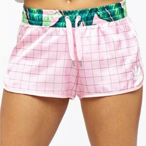 Adidas + FARM Shorts Run Gym Workout Ladies Boxers Casual